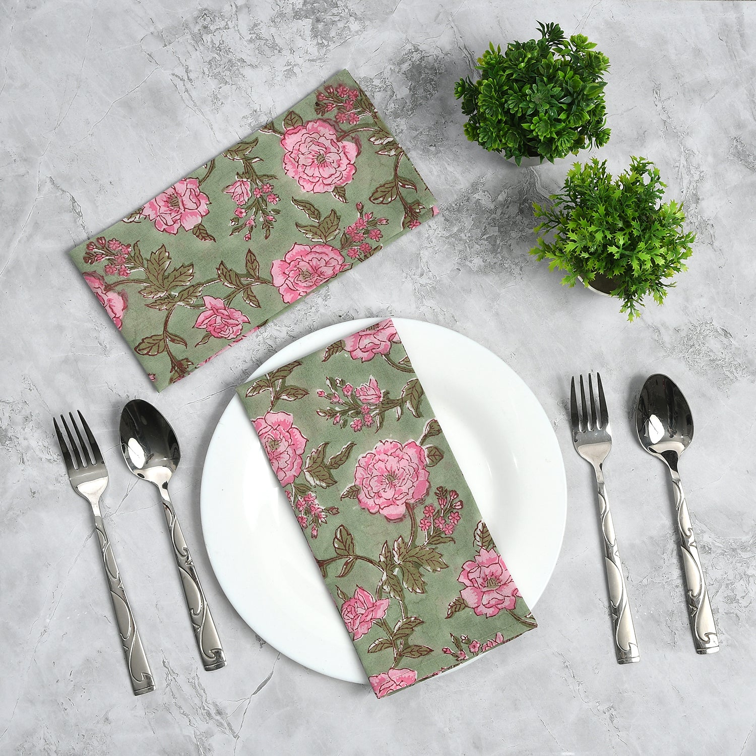 Cotton Cloth Napkins - Pink Tourmaline
