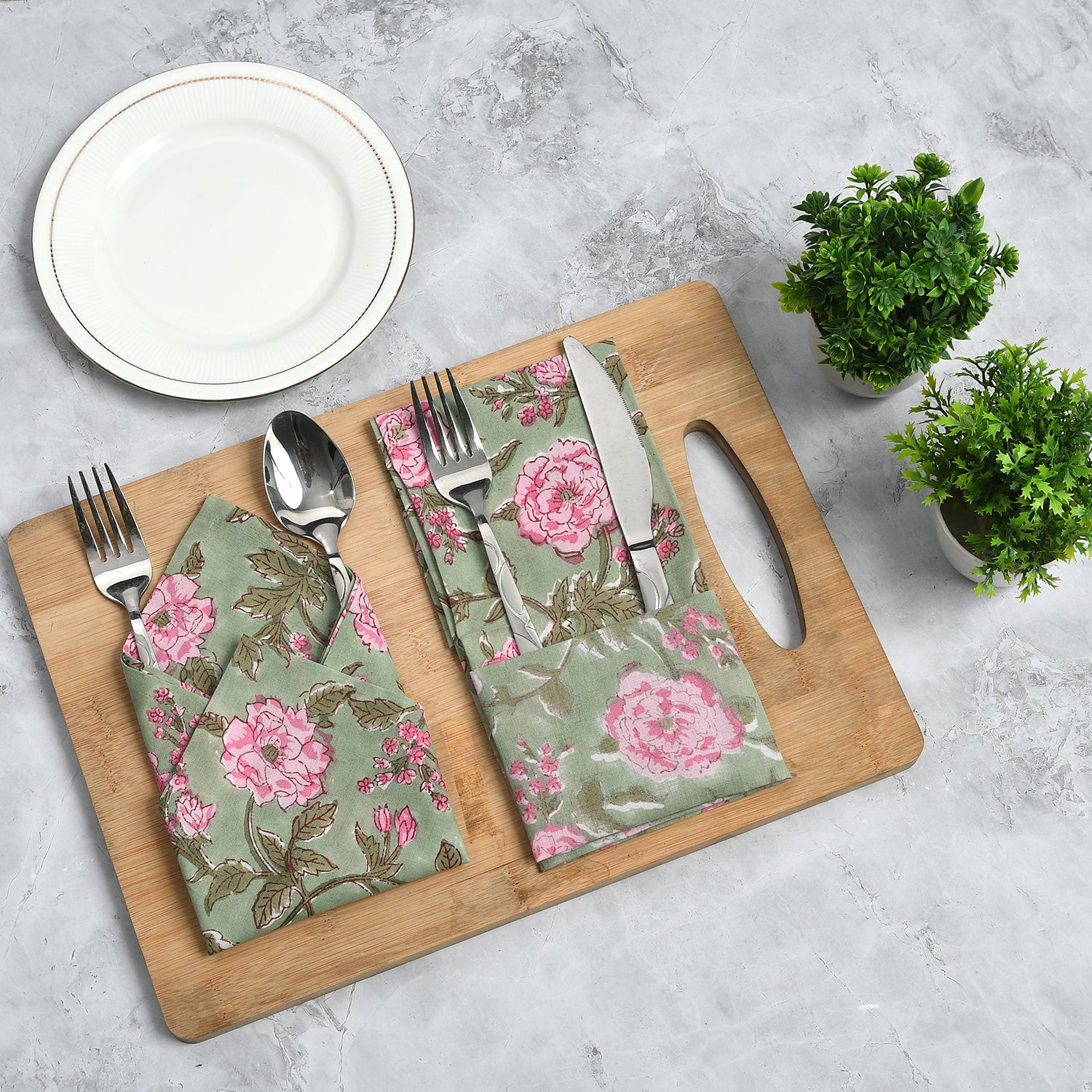 Cotton Cloth Napkins - Pink Tourmaline
