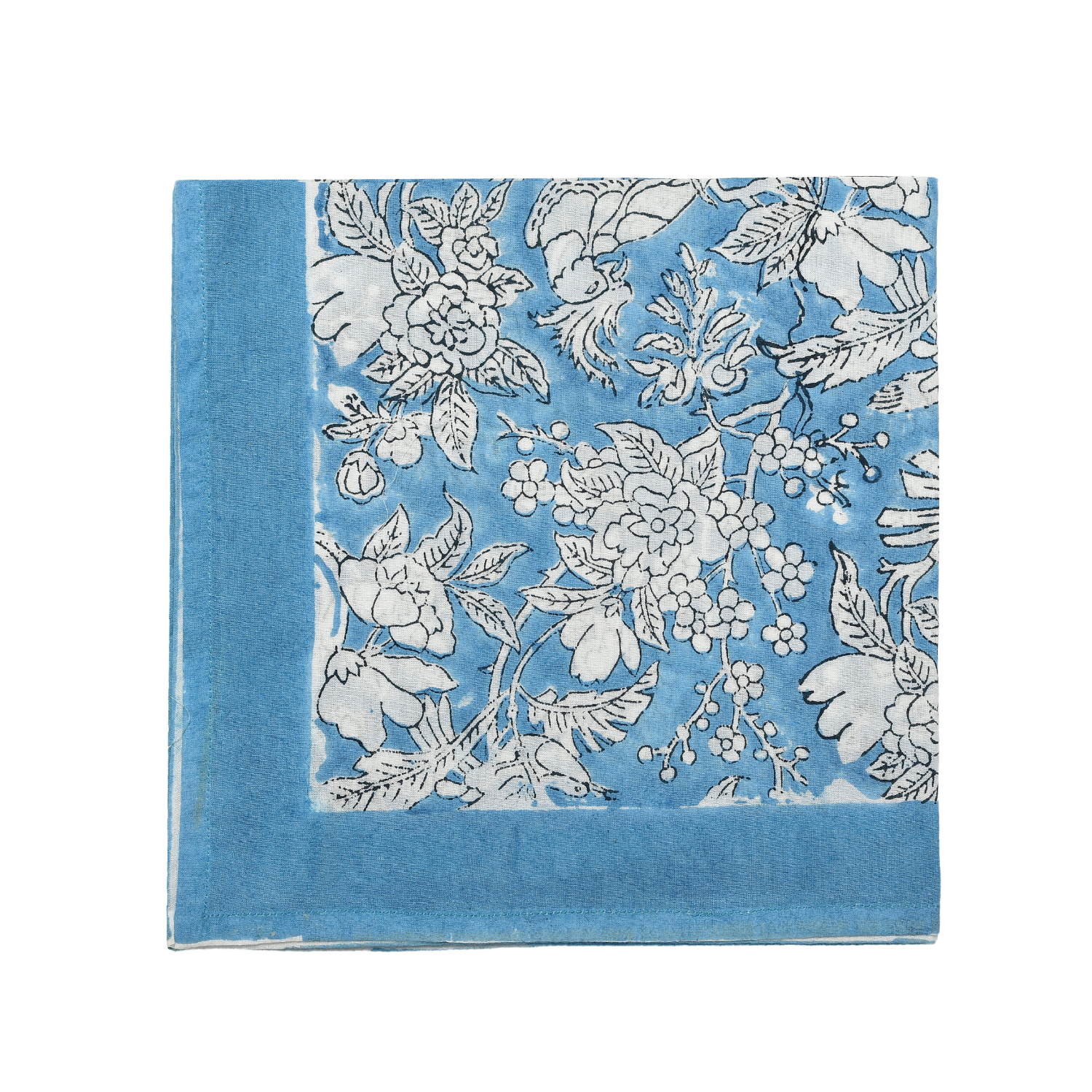 Cotton Cloth Napkins - Plain Border Mix