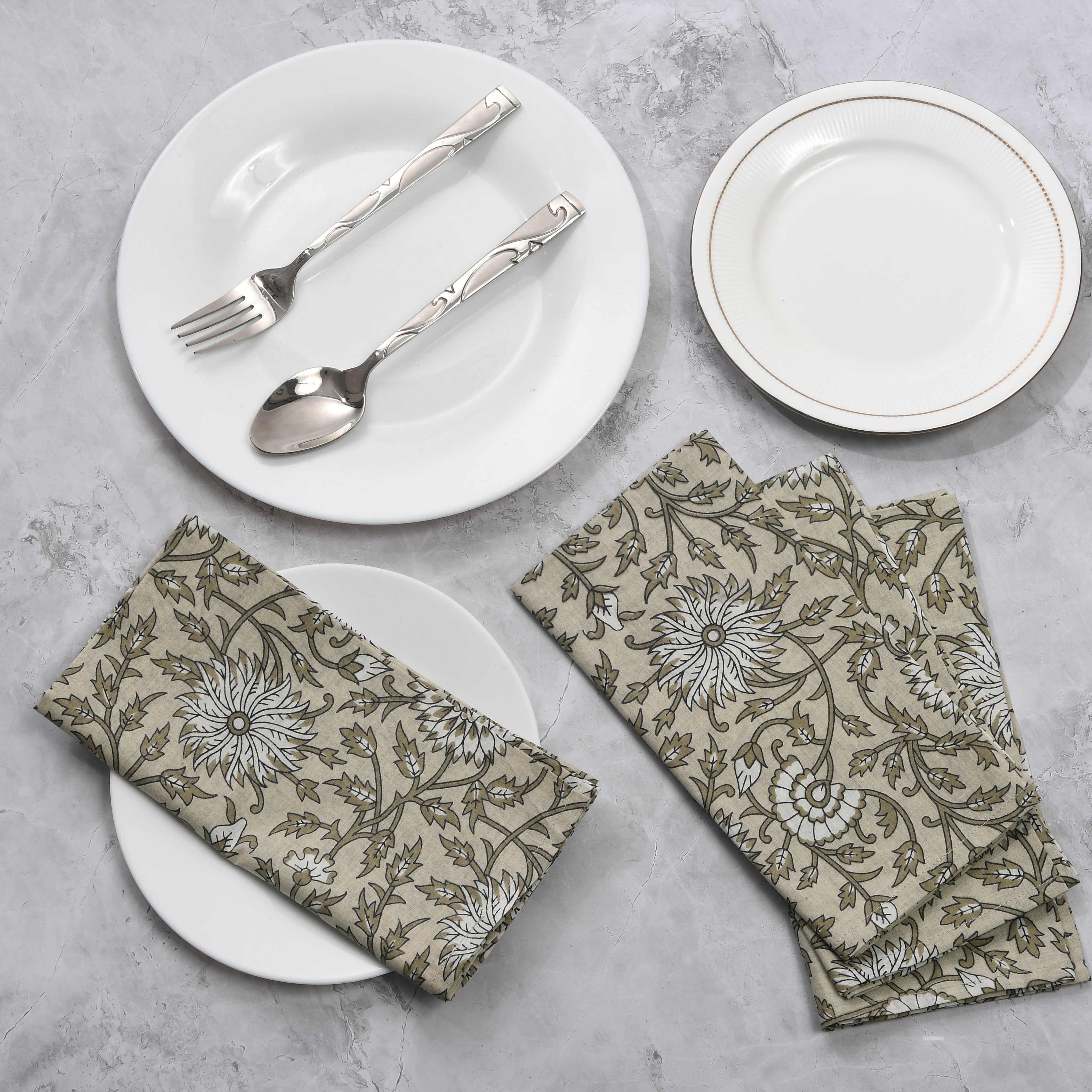 Cotton Cloth Napkins - French Gray