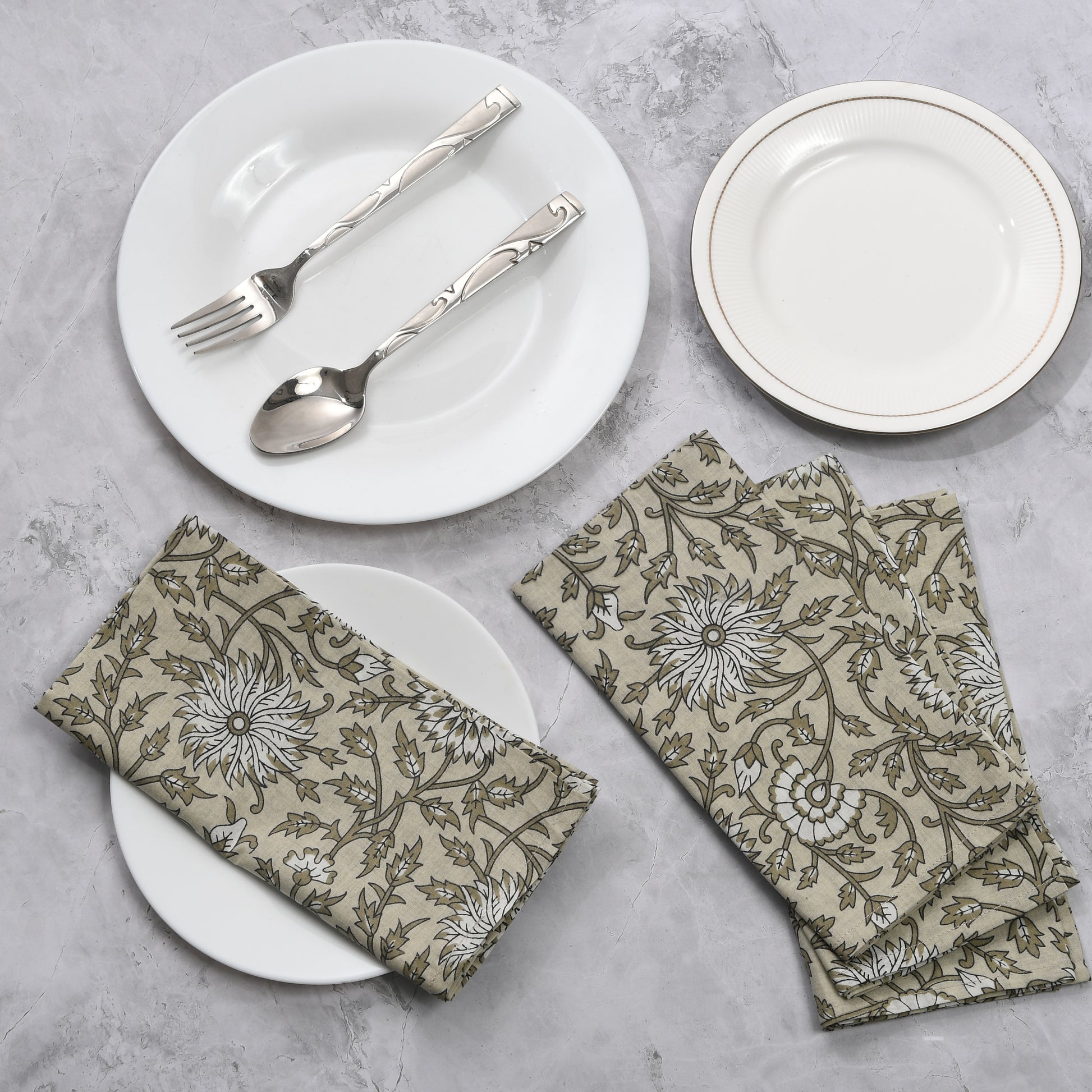 Cotton Cloth Napkins - French Gray