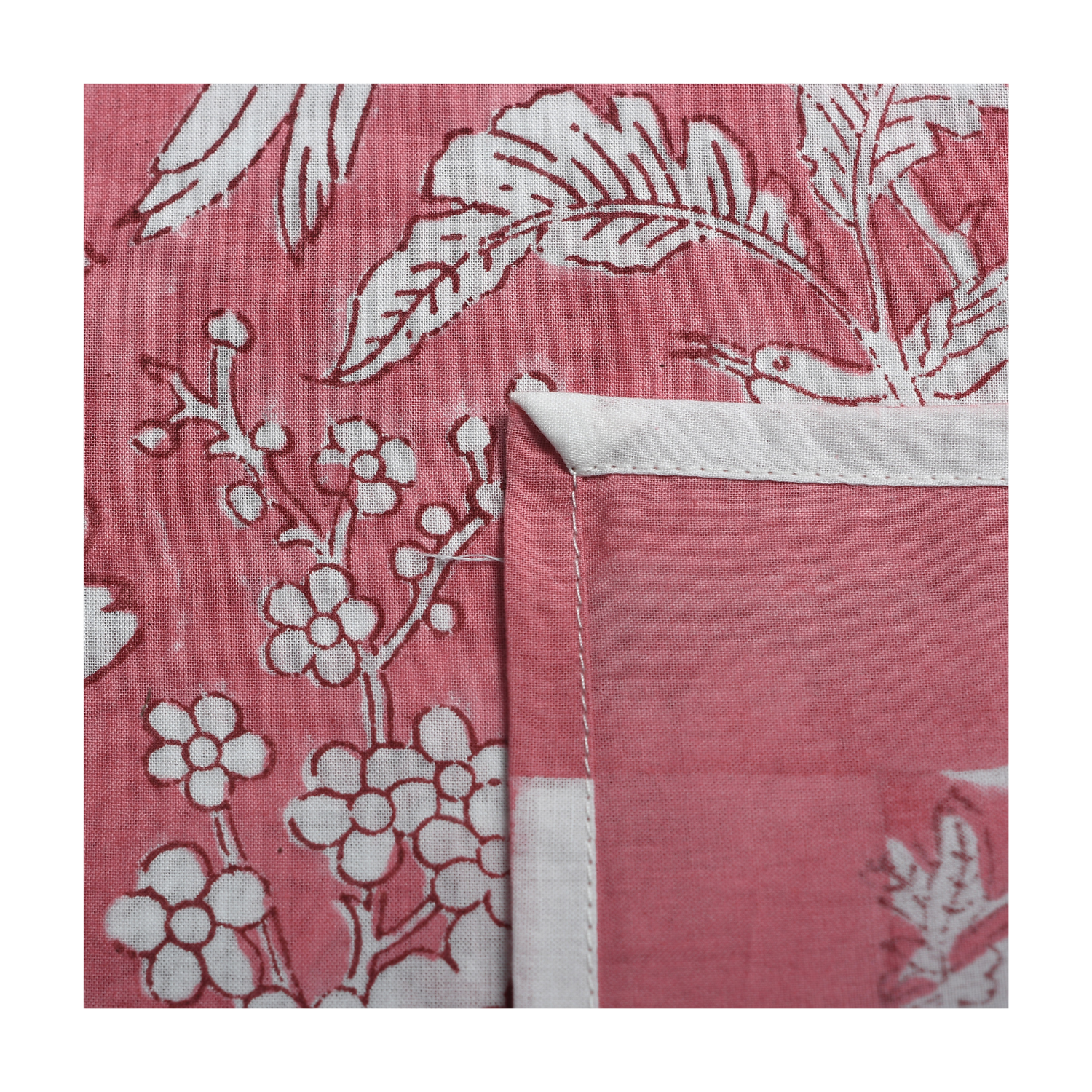 Cotton Cloth Napkins - Plain Border Mix