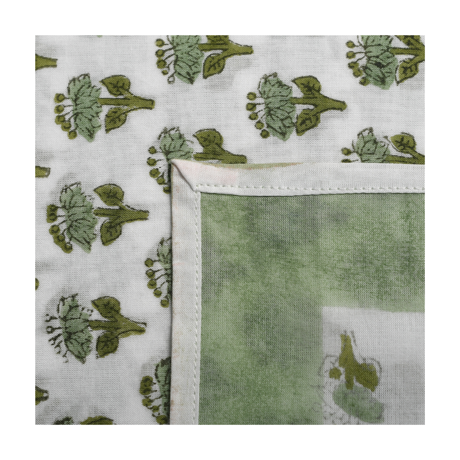 Cotton Cloth Napkins - Plain Border Mix