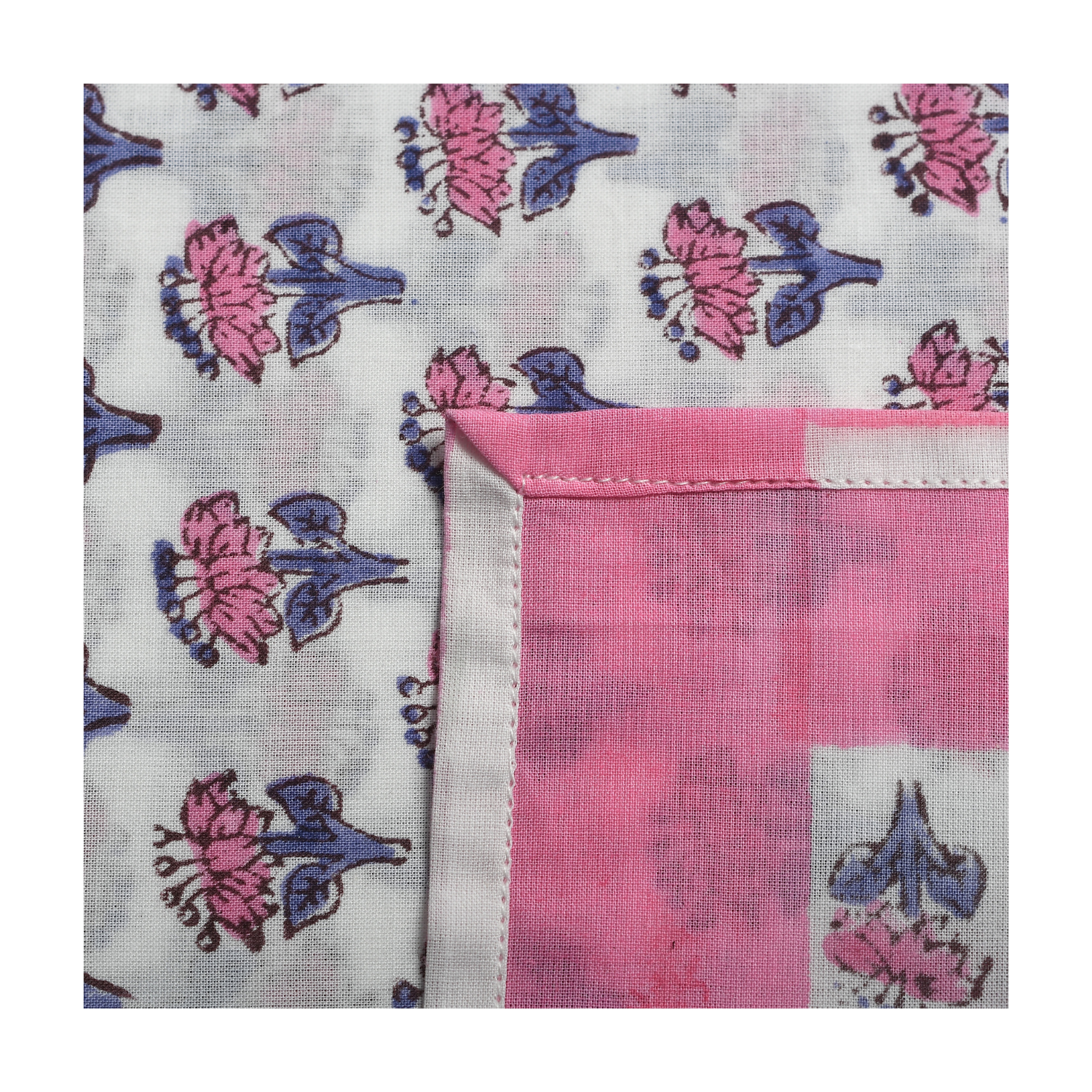 Cotton Cloth Napkins - Plain Border Mix