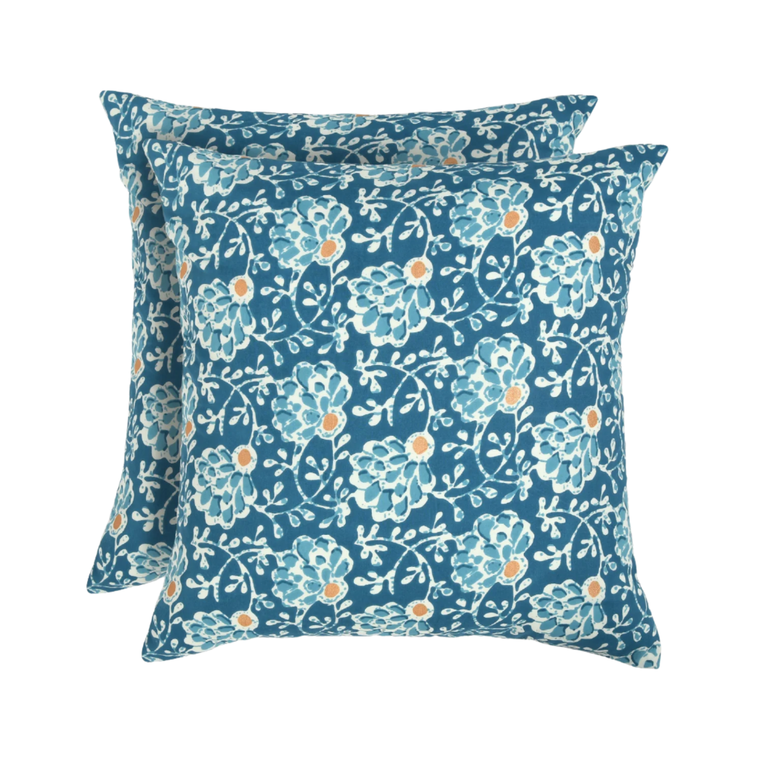 Elegant boho cotton pillows with handcrafted block print design