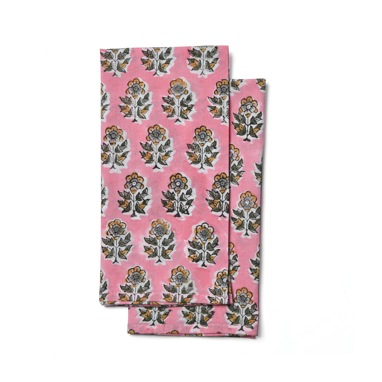 Cotton Cloth Napkins - Poppy Pink