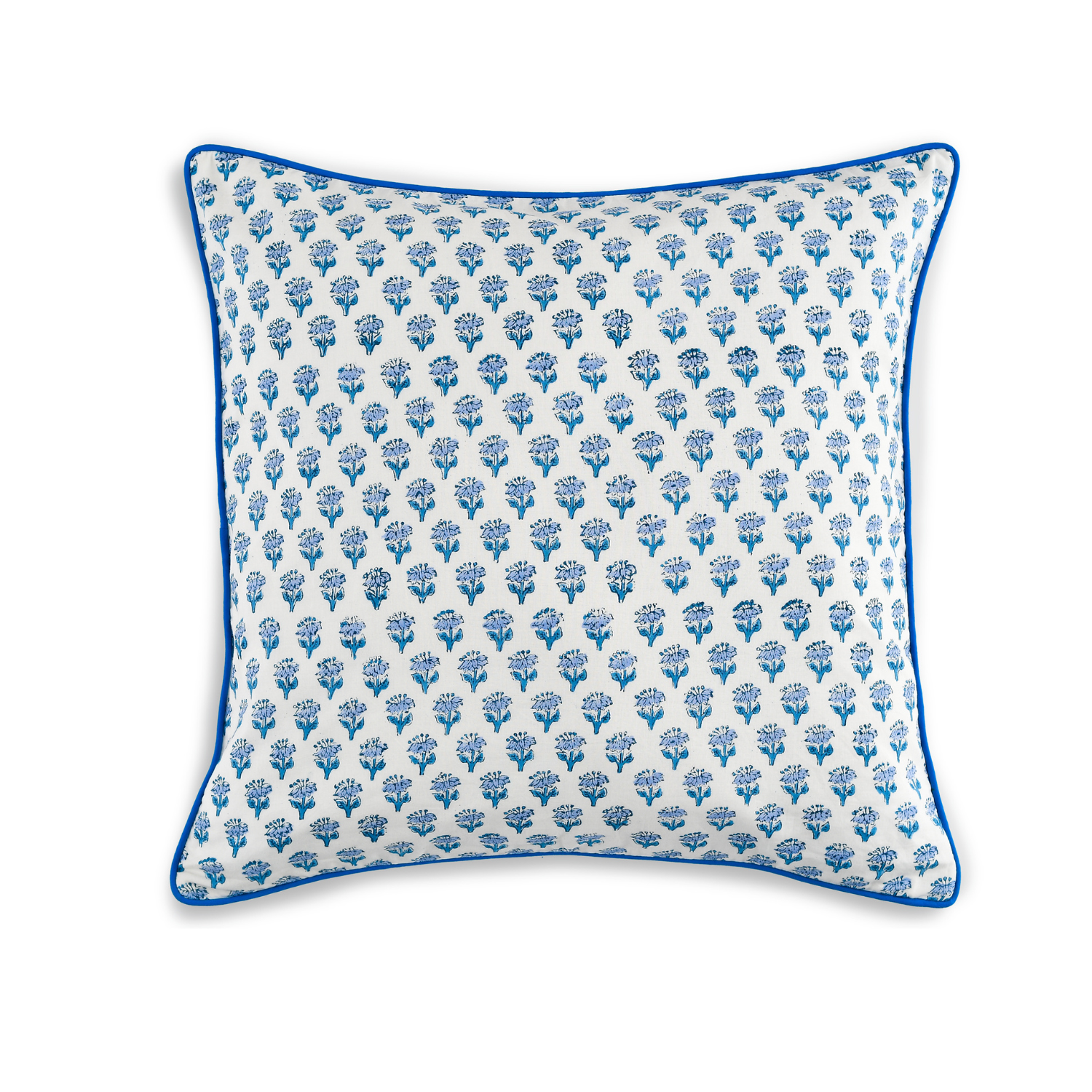 Piping Throw Pillow Covers - Apatite Blue (Set of 2)