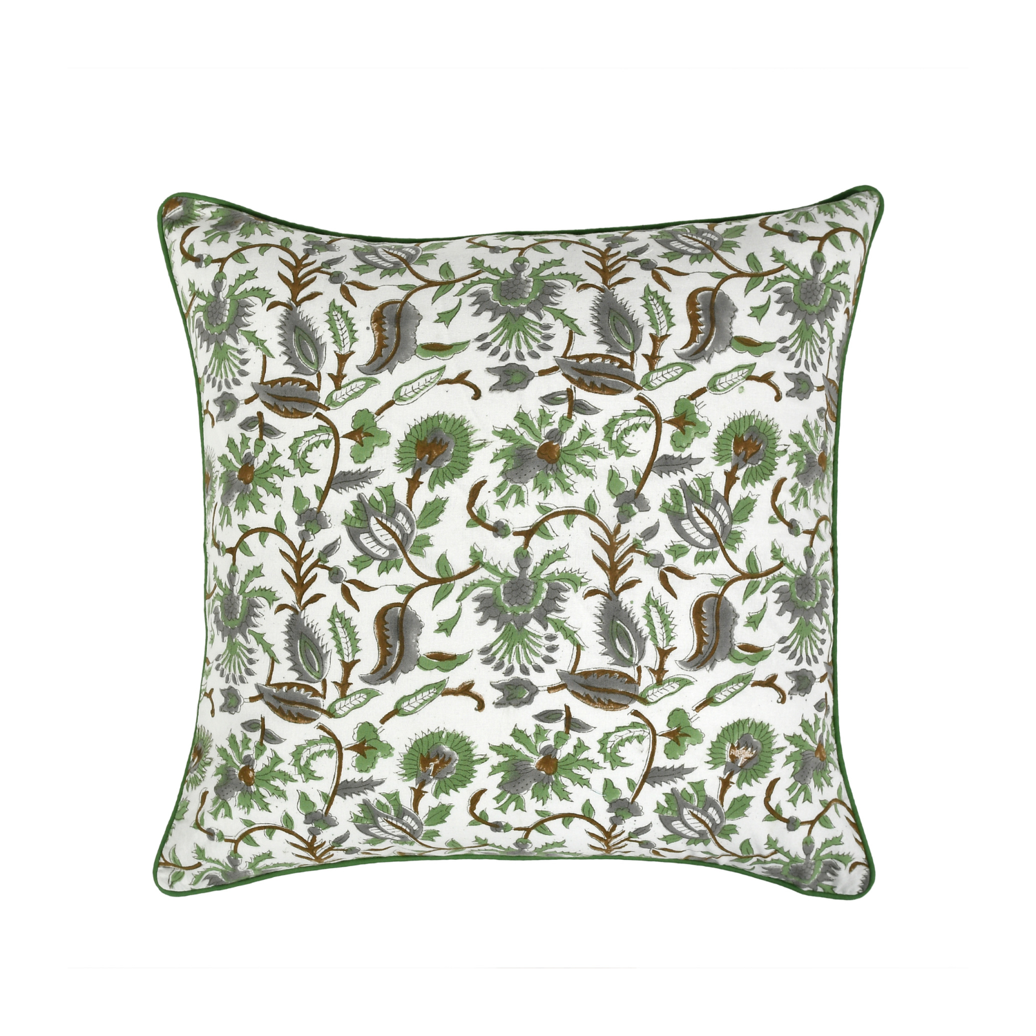 Piping Throw Pillow Covers - Mint Green (Set of 2)