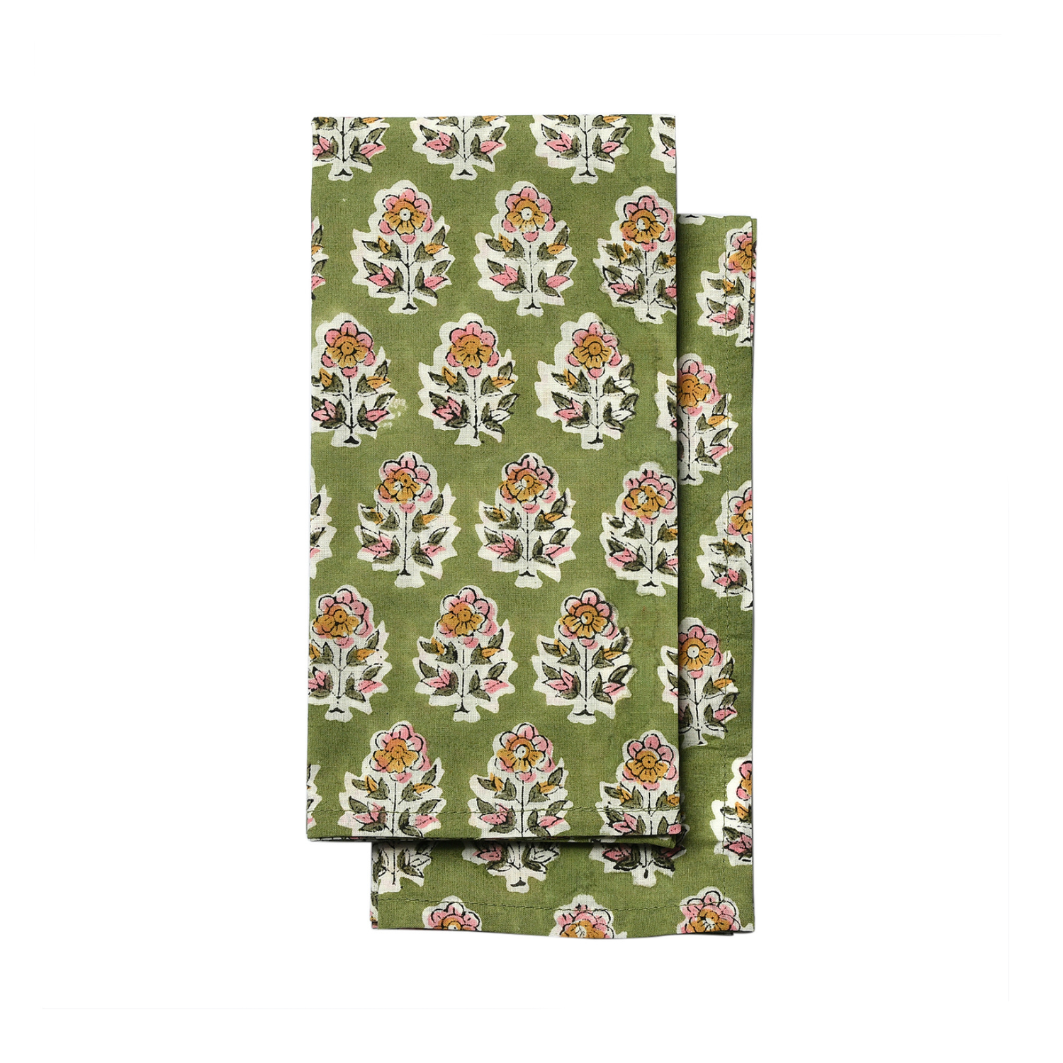 Cotton Cloth Napkins - Jade Green