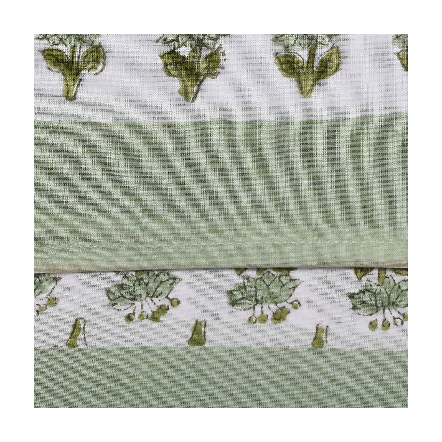 Cotton Cloth Napkins - Plain Border Mix
