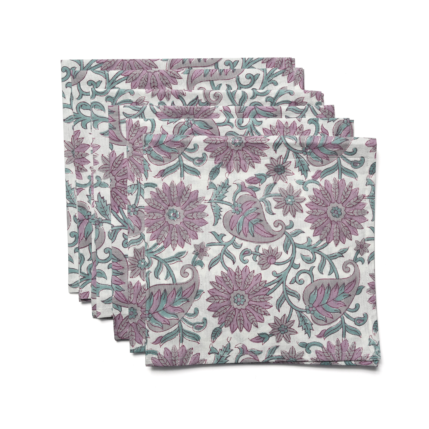 Cotton Cloth Napkins - Lavender