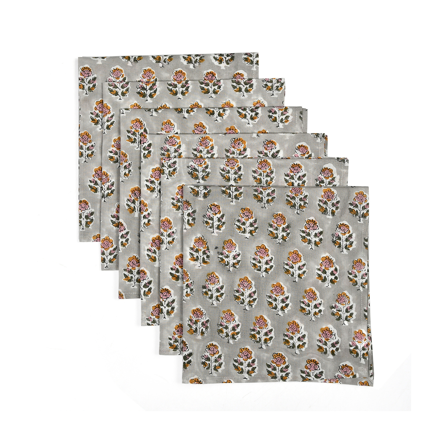 Cotton Cloth Napkins - Labra Gray