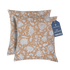 Decorative cotton pillow covers featuring reversible print and bohemian charm