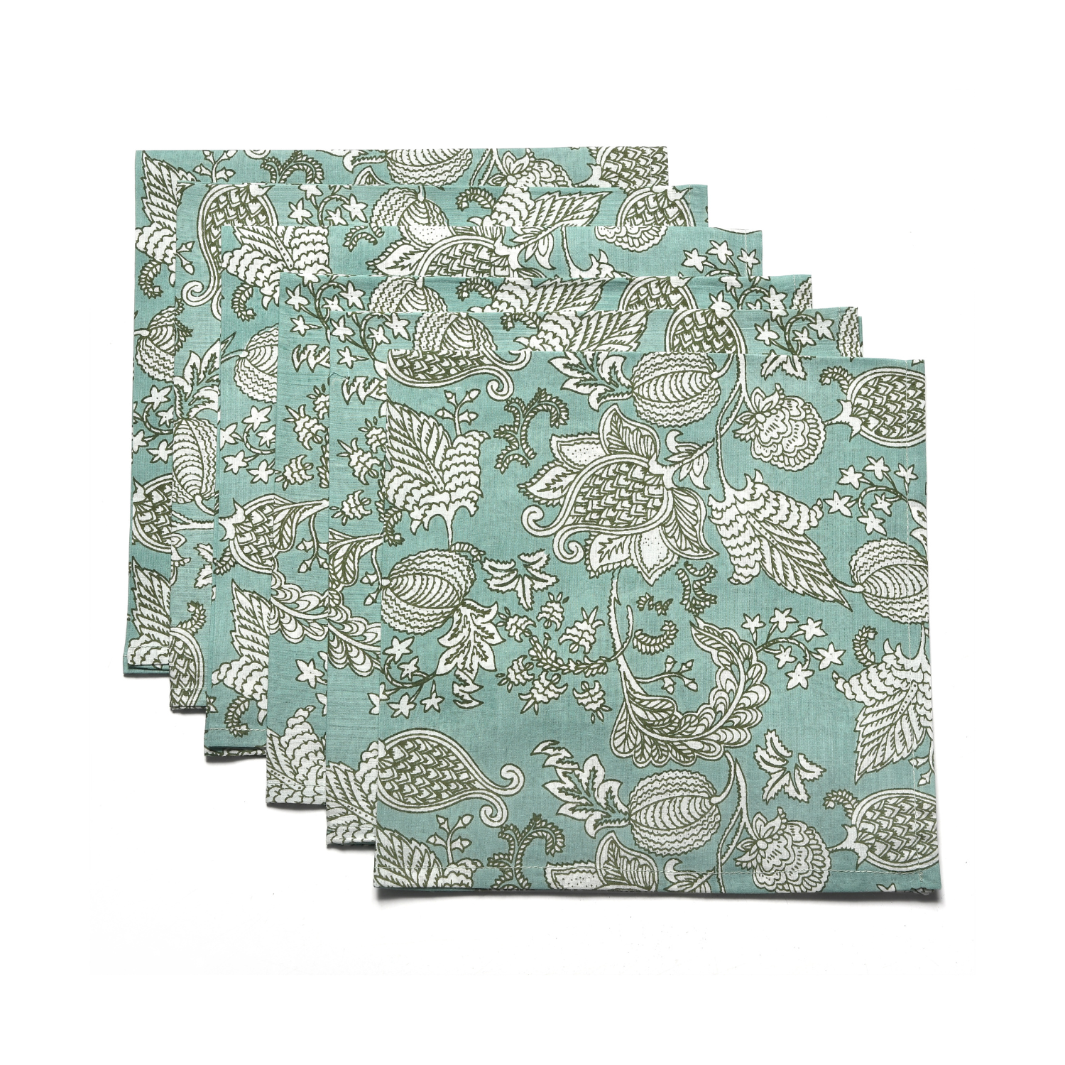 Cotton Cloth Napkins - Seafoam