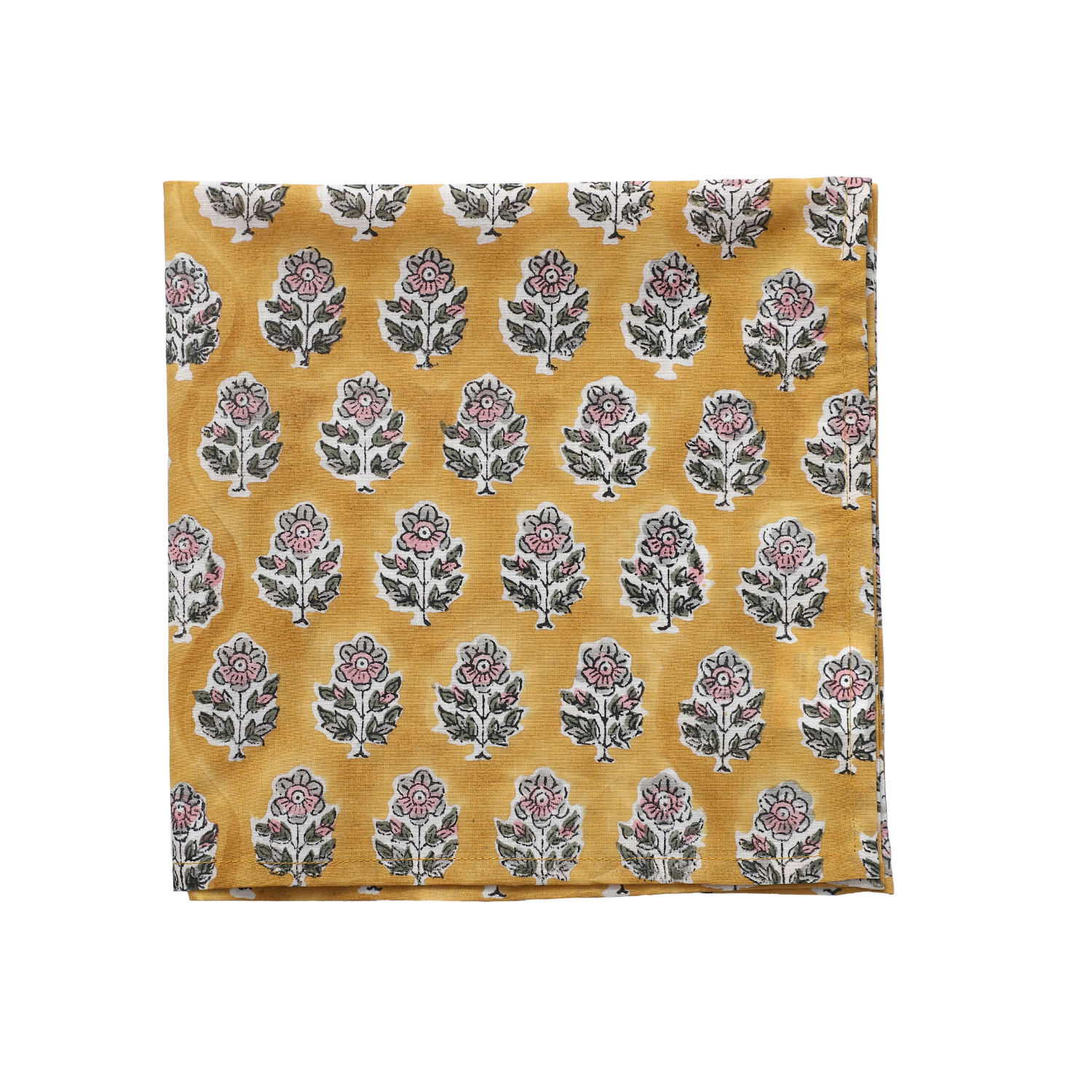 Cotton Cloth Napkins - Yellow Citrine