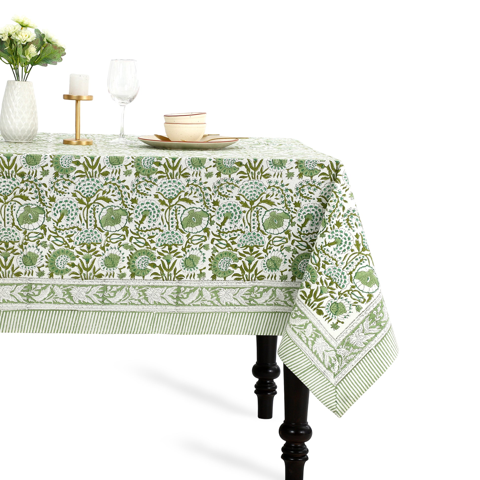 Agate Green Tablecloth for Dining Table