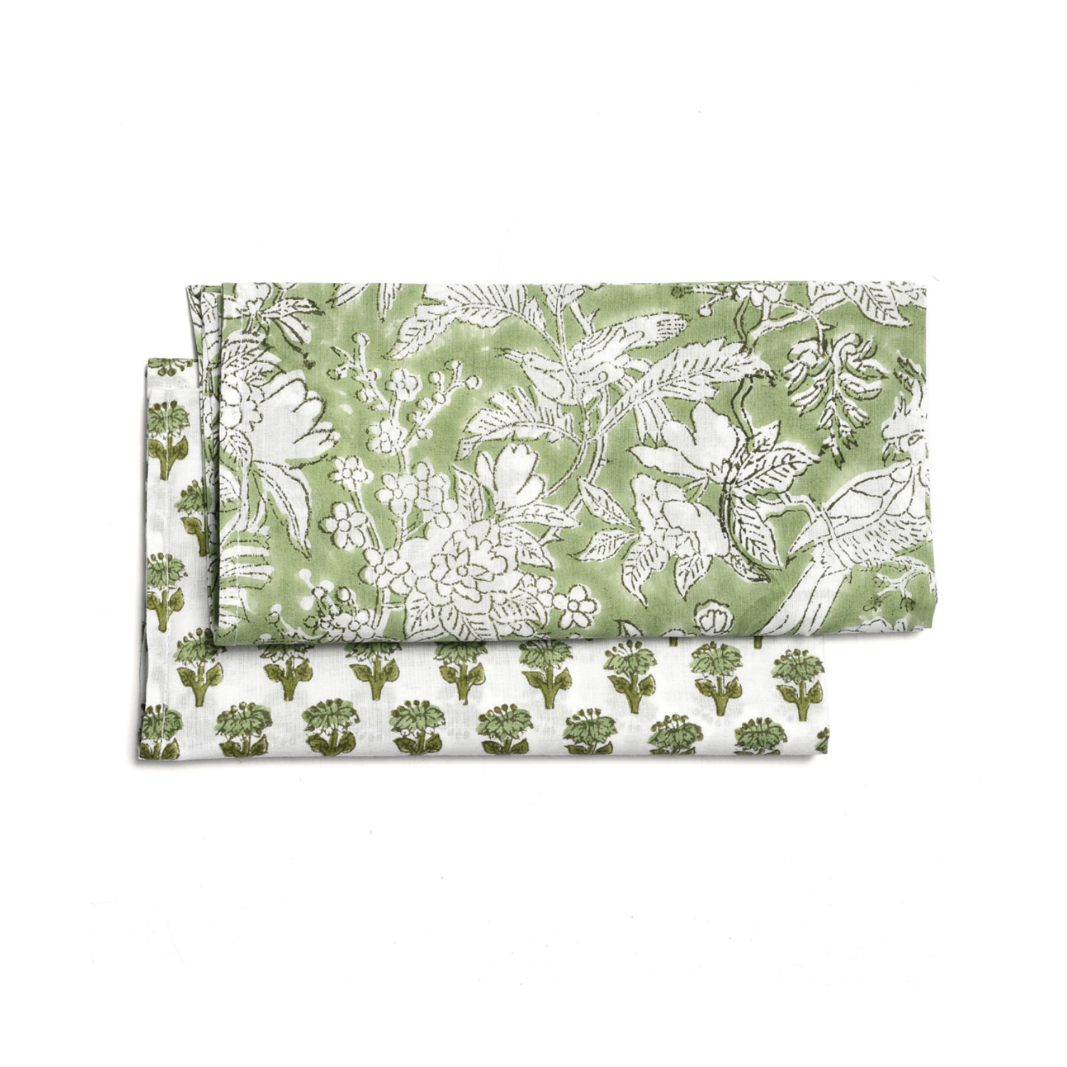 Cotton Cloth Napkins - Plain Border Mix