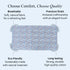 Indigo Blue 100% Cotton Tablecloth on Grand Millennial Table features handmade, indian block printing, machine washable
