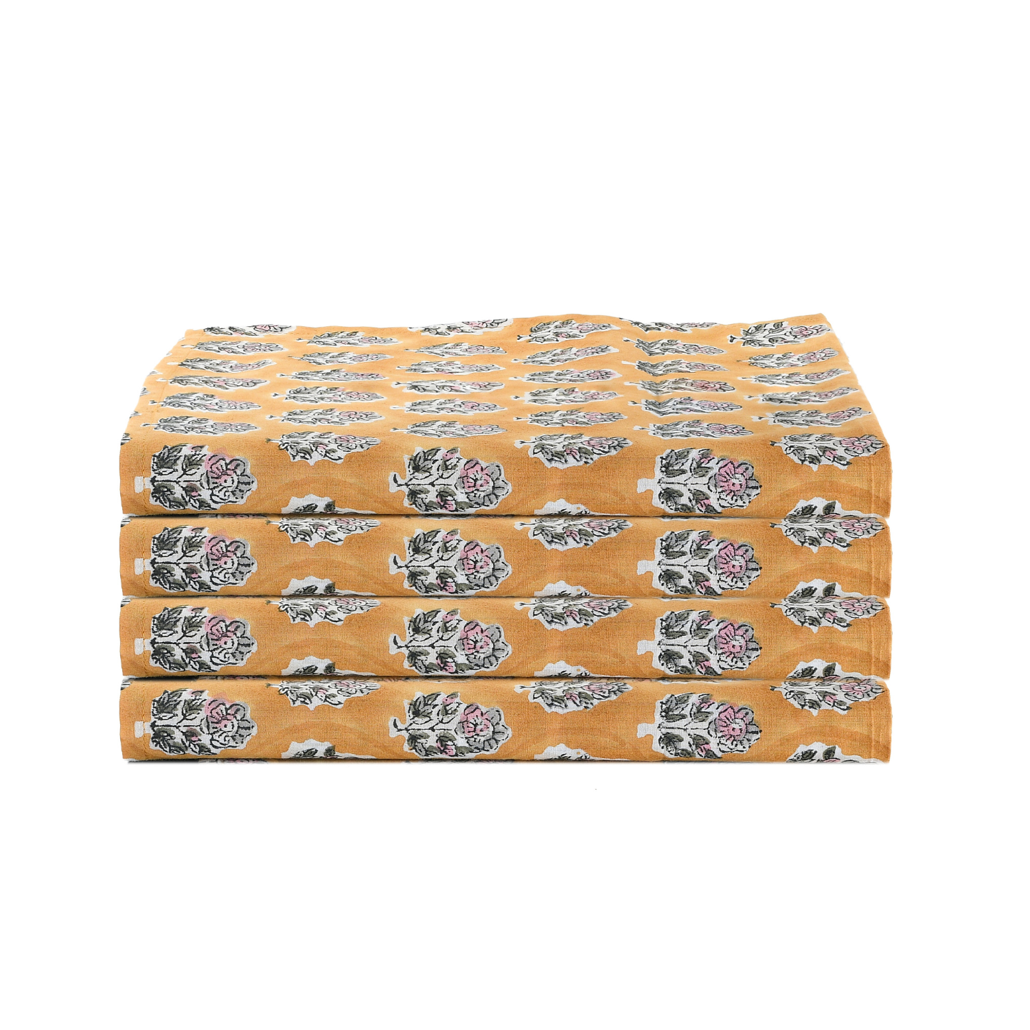Cotton Cloth Napkins - Yellow Citrine