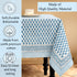 Apatite Blue Tablecloth for Dining Table