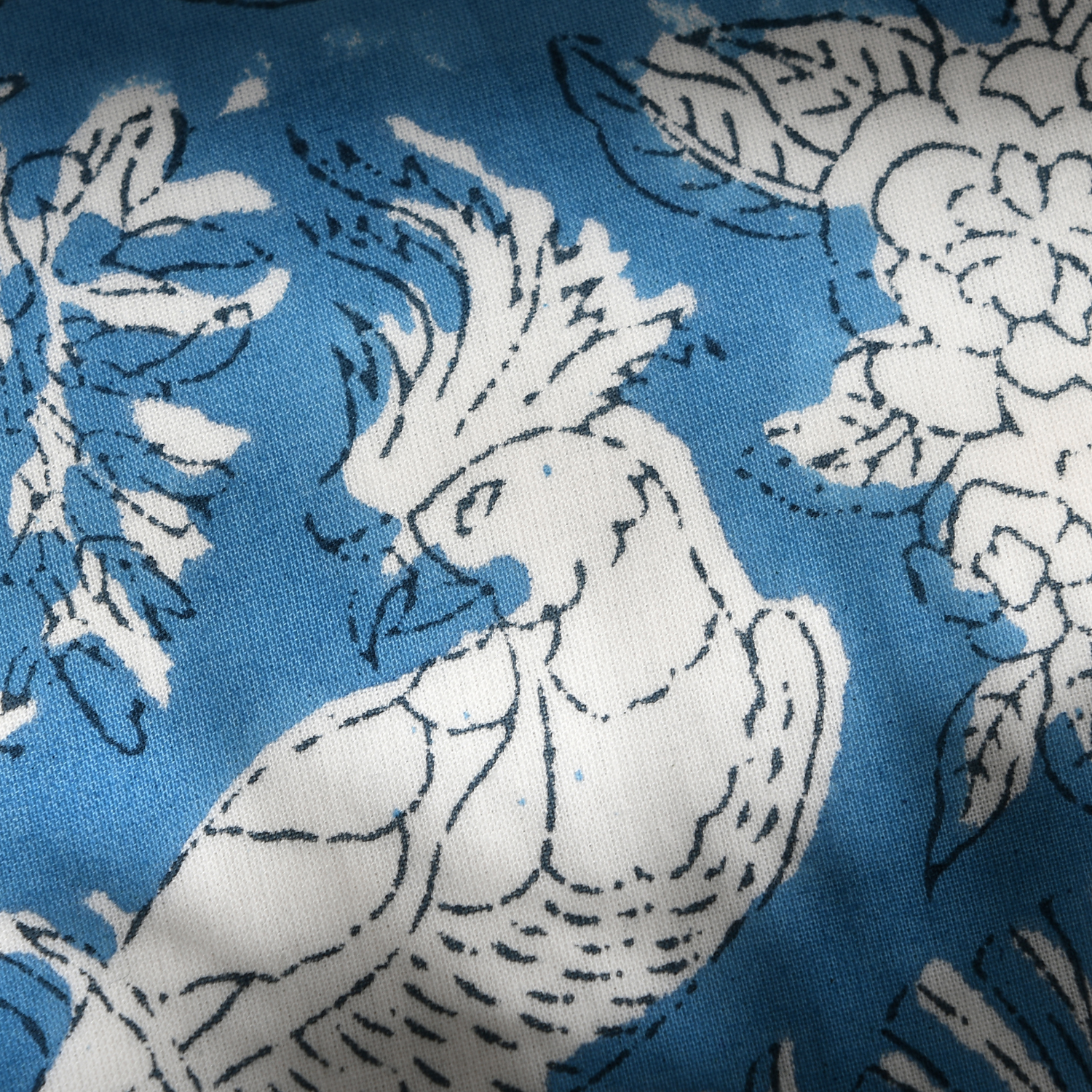 Piping Throw Pillow Covers - Blue Sapphire (Set of 2)