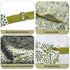 Soft green apron with adjustable neck strap and waist tie, useful pockets, durable cotton, and strong stitching