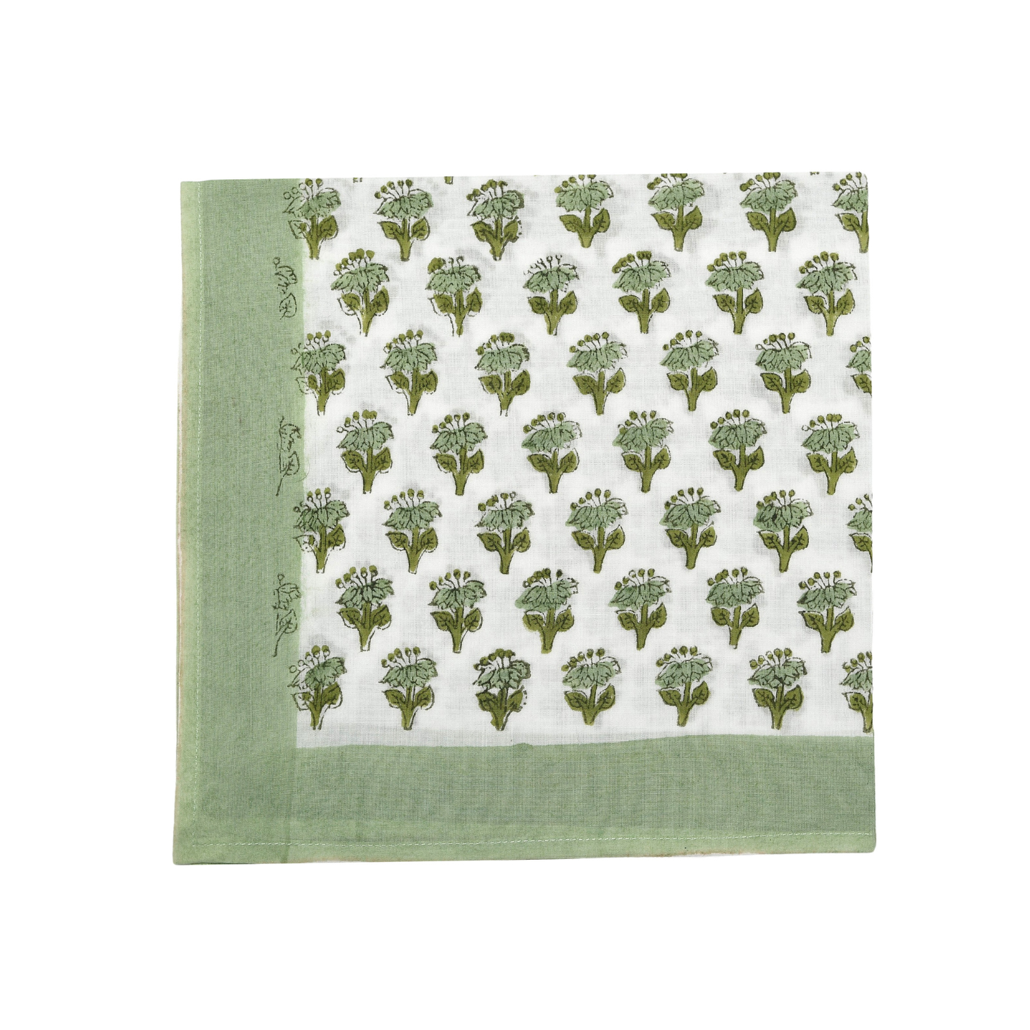 Cotton Cloth Napkins - Plain Border Mix