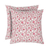 Boho cotton pillow covers set of 2 with hand-block printed patterns