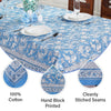 Blue Sapphire Block Printed Tablecloth