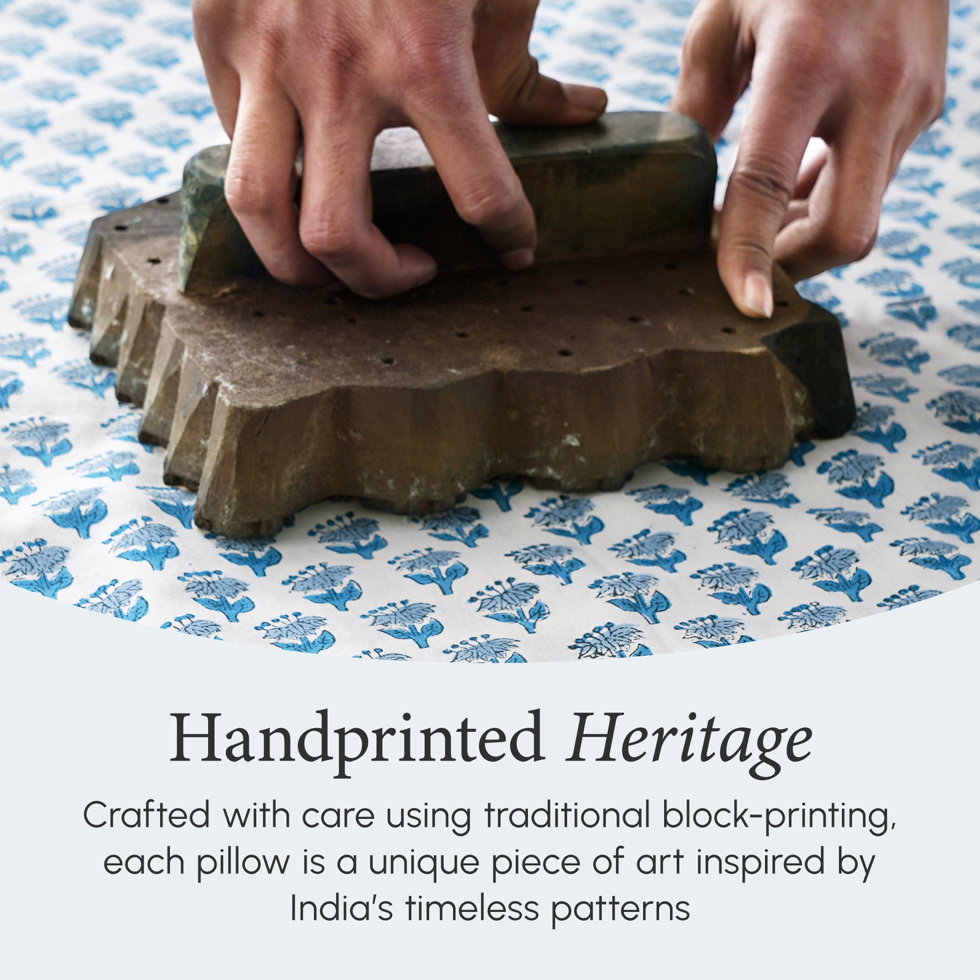 Piping Throw Pillow Covers - Apatite Blue (Set of 2)