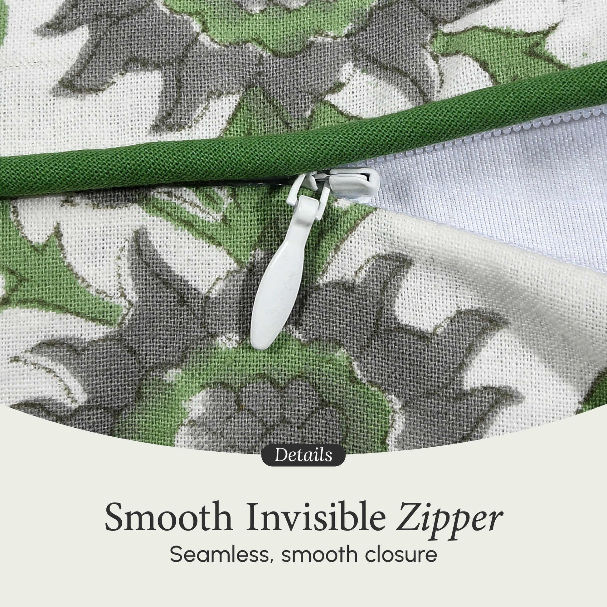 Piping Throw Pillow Covers - Mint Green (Set of 2)