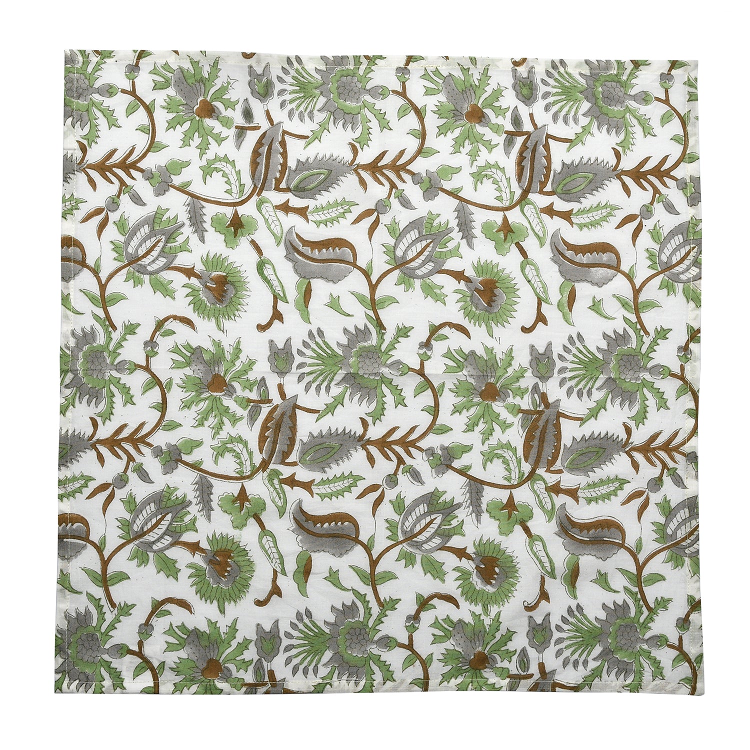Cotton Cloth Napkins - Mint Leaf