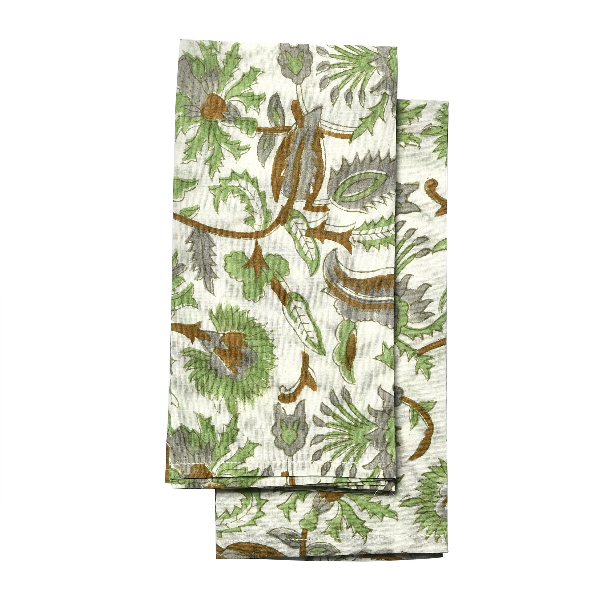 Cotton Cloth Napkins - Mint Leaf