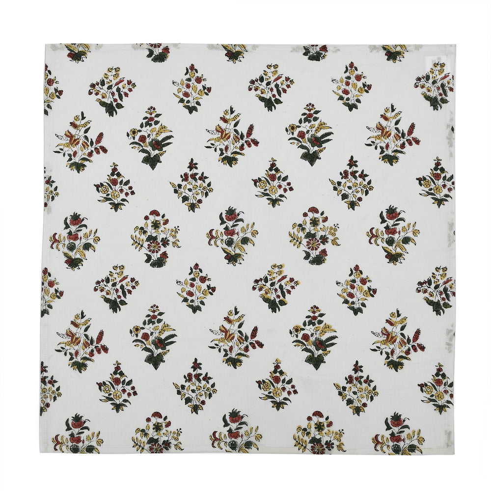 Cotton Cloth Napkins Set of 4 - Fall Green