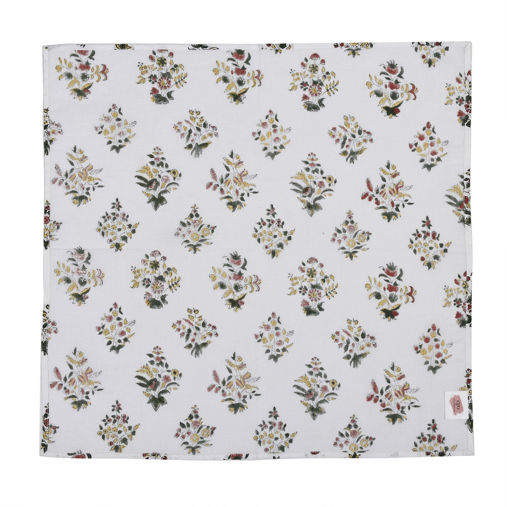Cotton Cloth Napkins Set of 4 - Fall Green