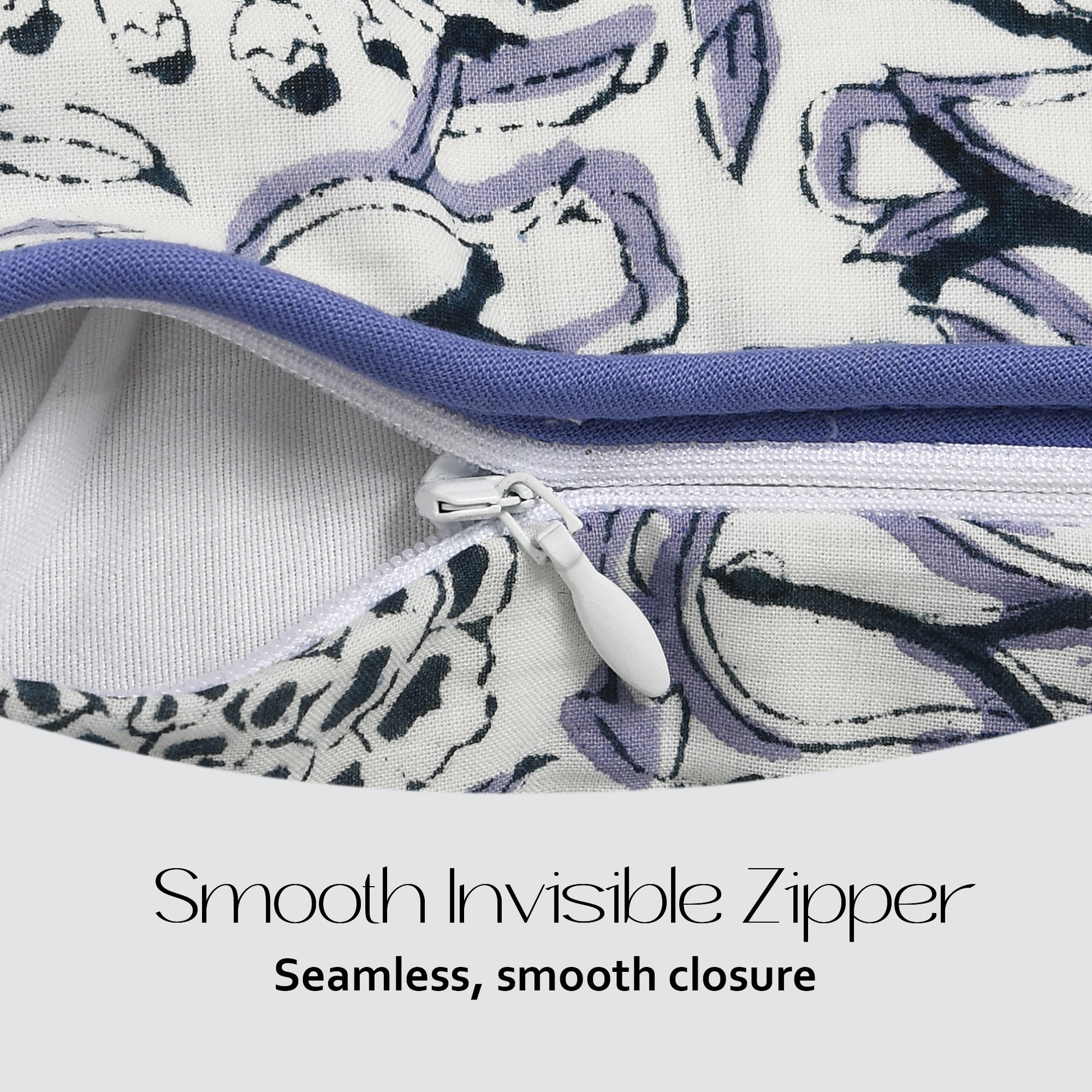 Piping Throw Pillow Covers - Aqua Blue