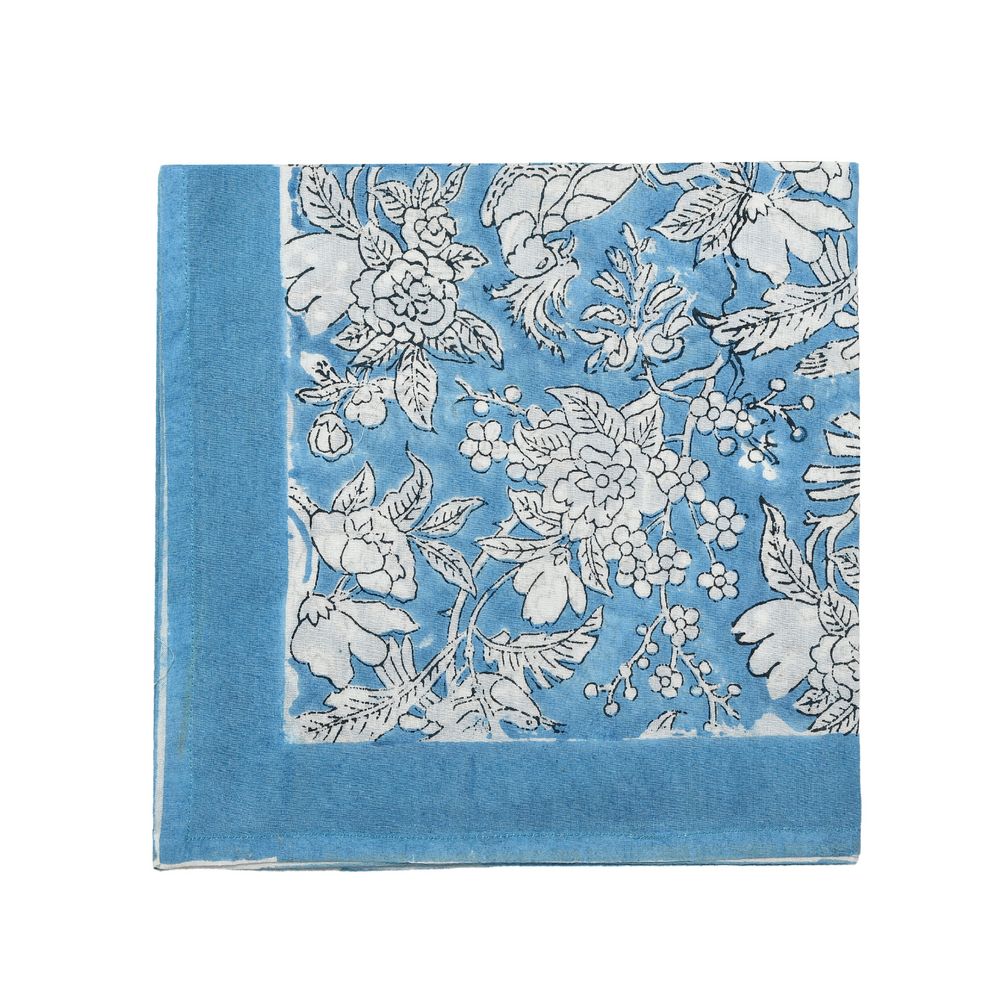 Cotton Cloth Napkins - Plain Border Mix