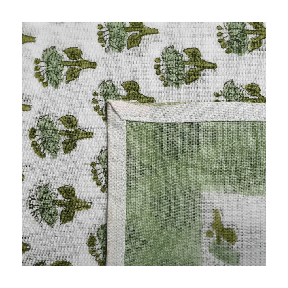 Cotton Cloth Napkins - Plain Border Mix
