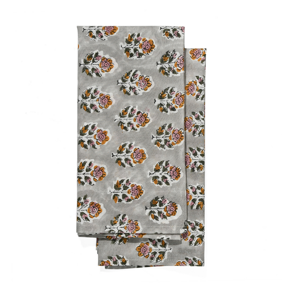 Cotton Cloth Napkins - Labra Gray