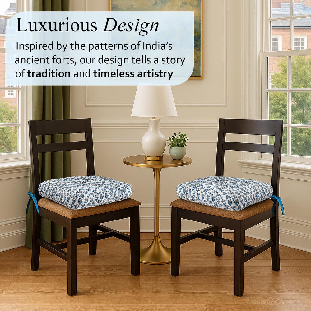 Chair Cushions - Apatite Blue