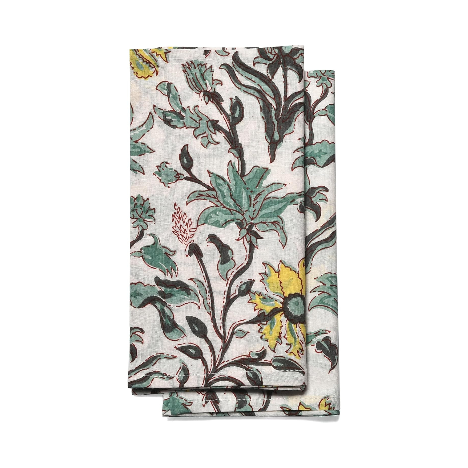 Cotton Cloth Napkins - Sea Green (Set of 6)
