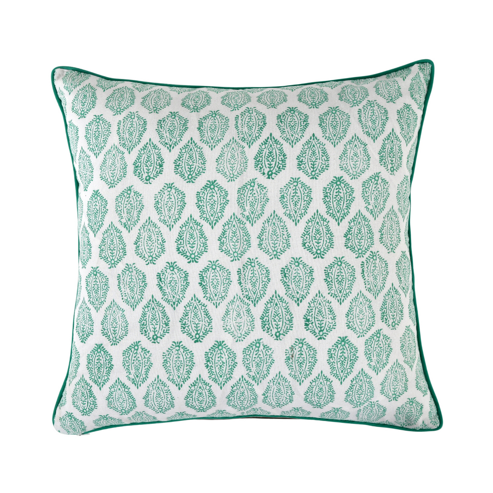 Piping Throw Pillow Covers - Sea Green (Set of 2)