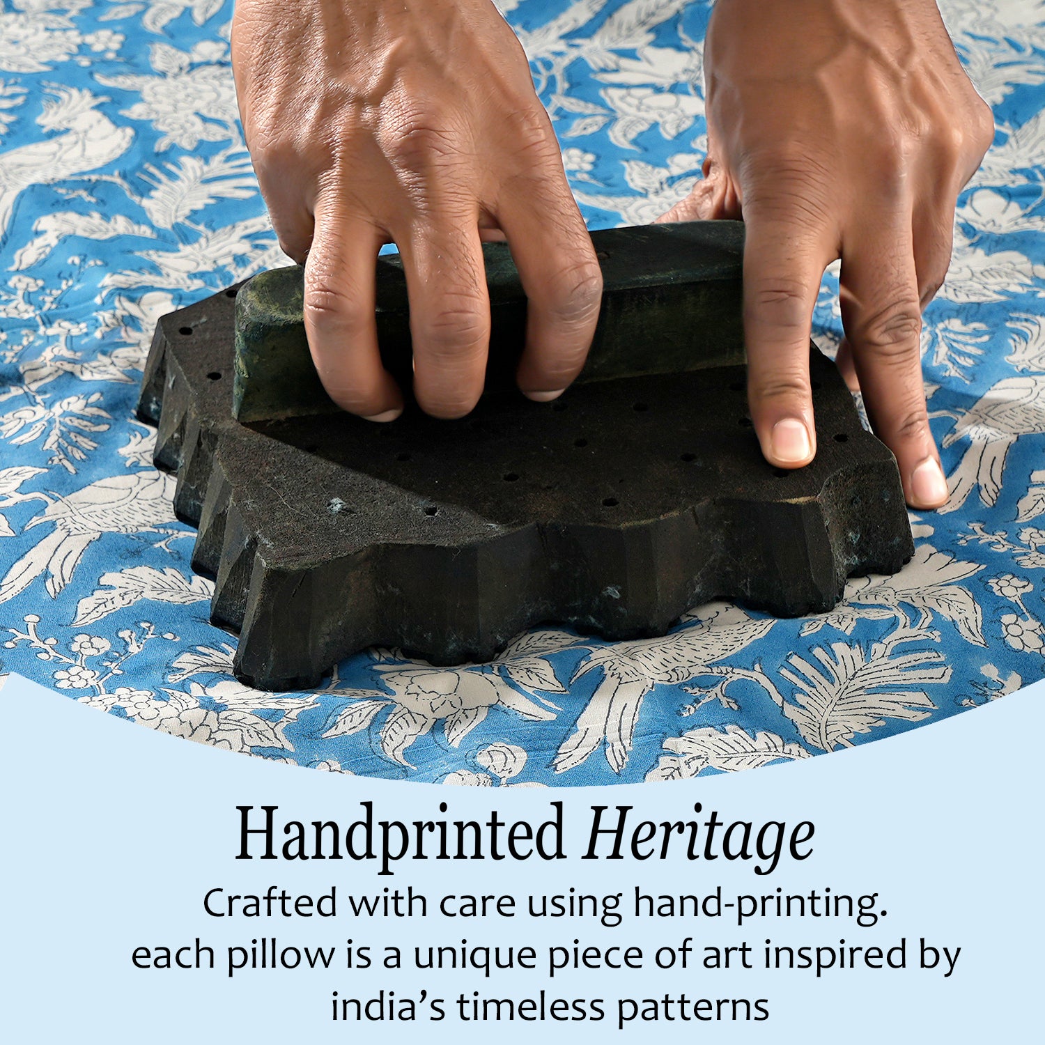 Ruffle Throw Pillow Covers - Blue Sapphire