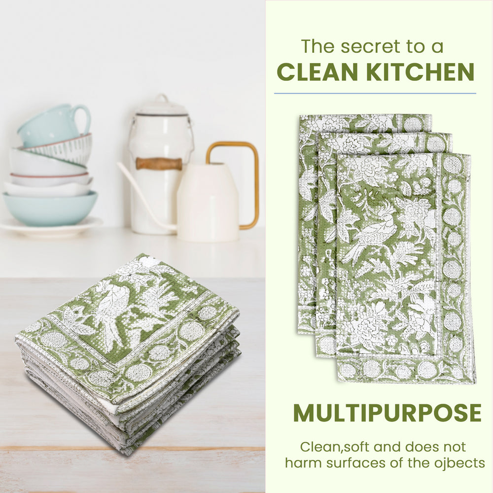 Kitchen Towel - Olive Green