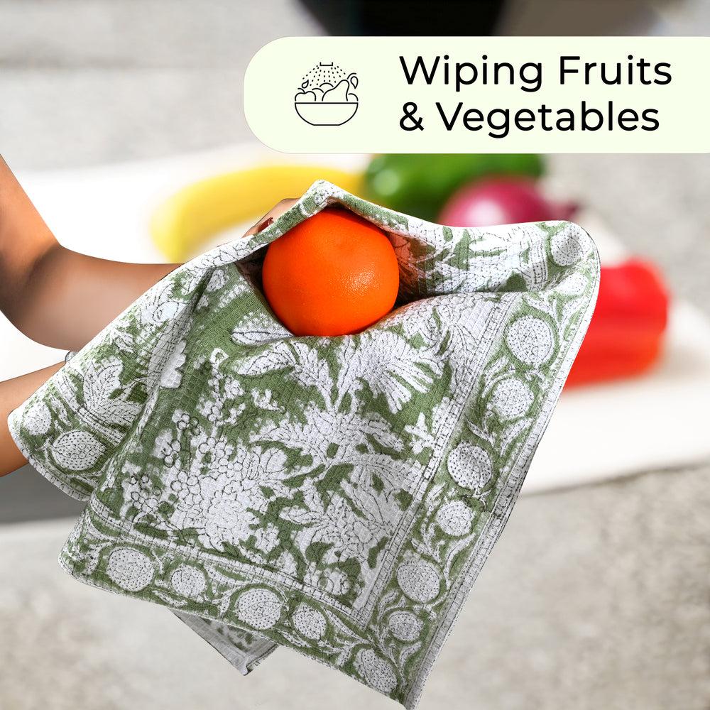 Kitchen Towel - Olive Green
