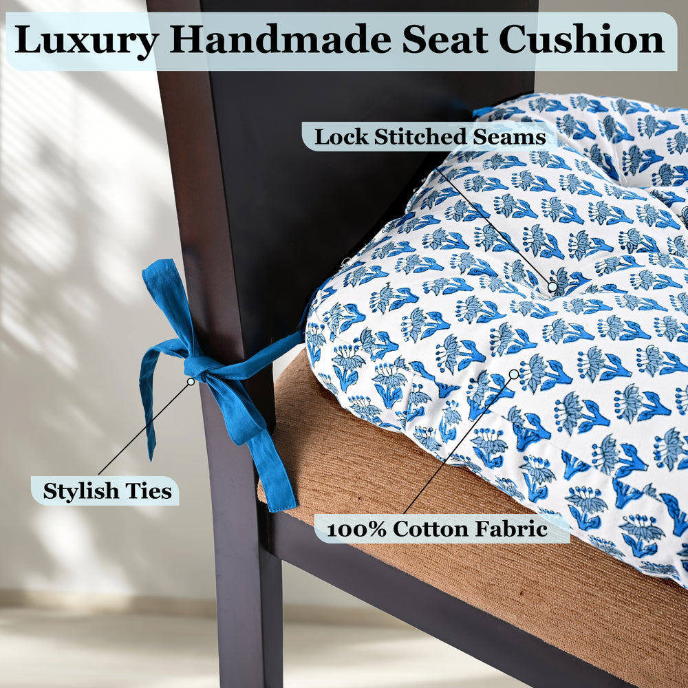 Chair Cushions - Apatite Blue