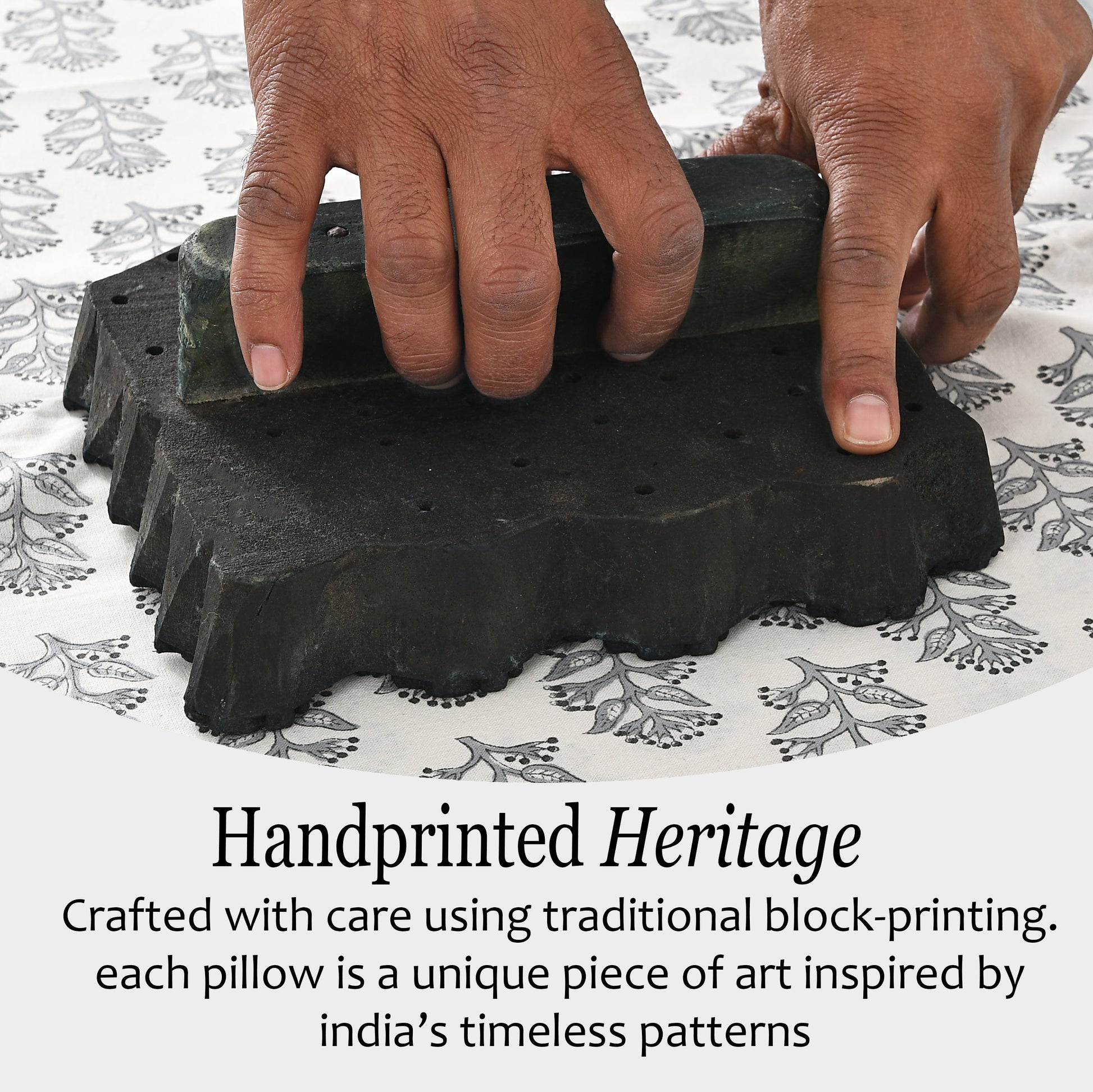 Piping Throw Pillow Covers - Misty Grey Floral (Set of 2)