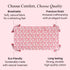 pink floral 100% cotton tablecloth