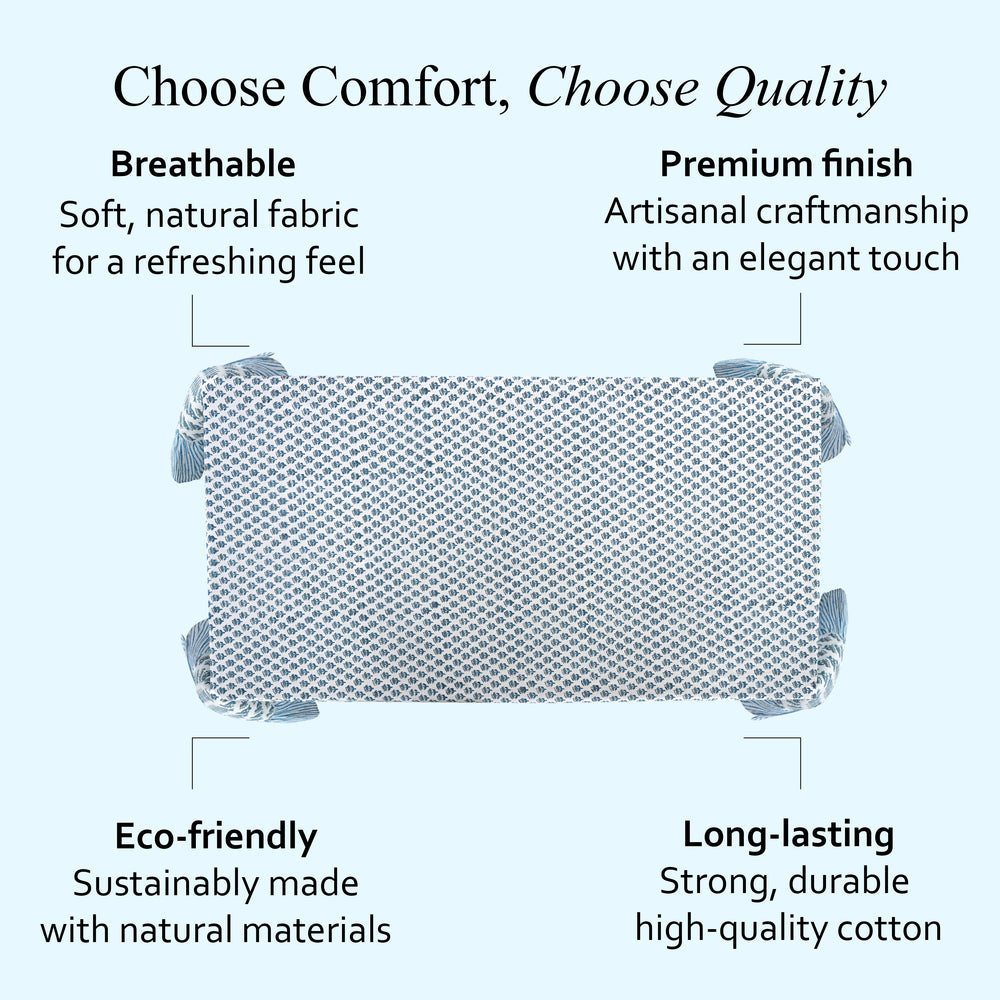 Ruffle Tablecloth - Apatite Blue