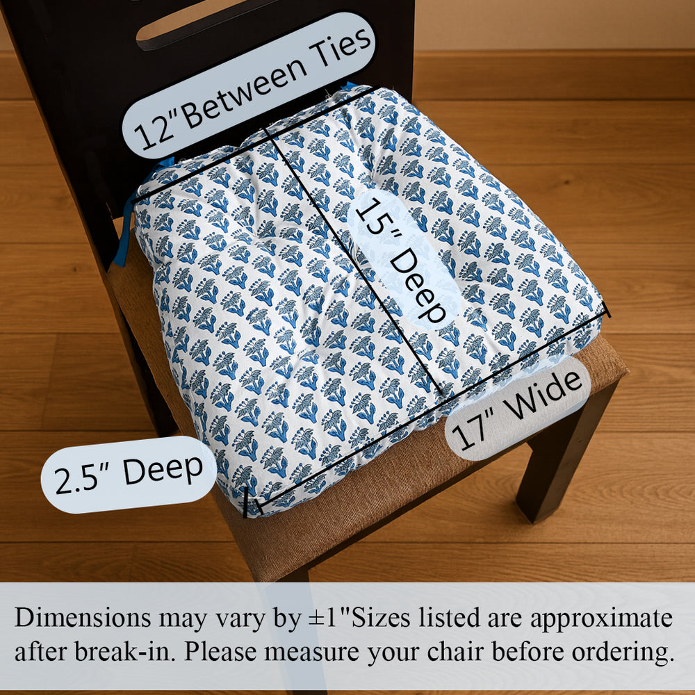 Chair Cushions - Apatite Blue